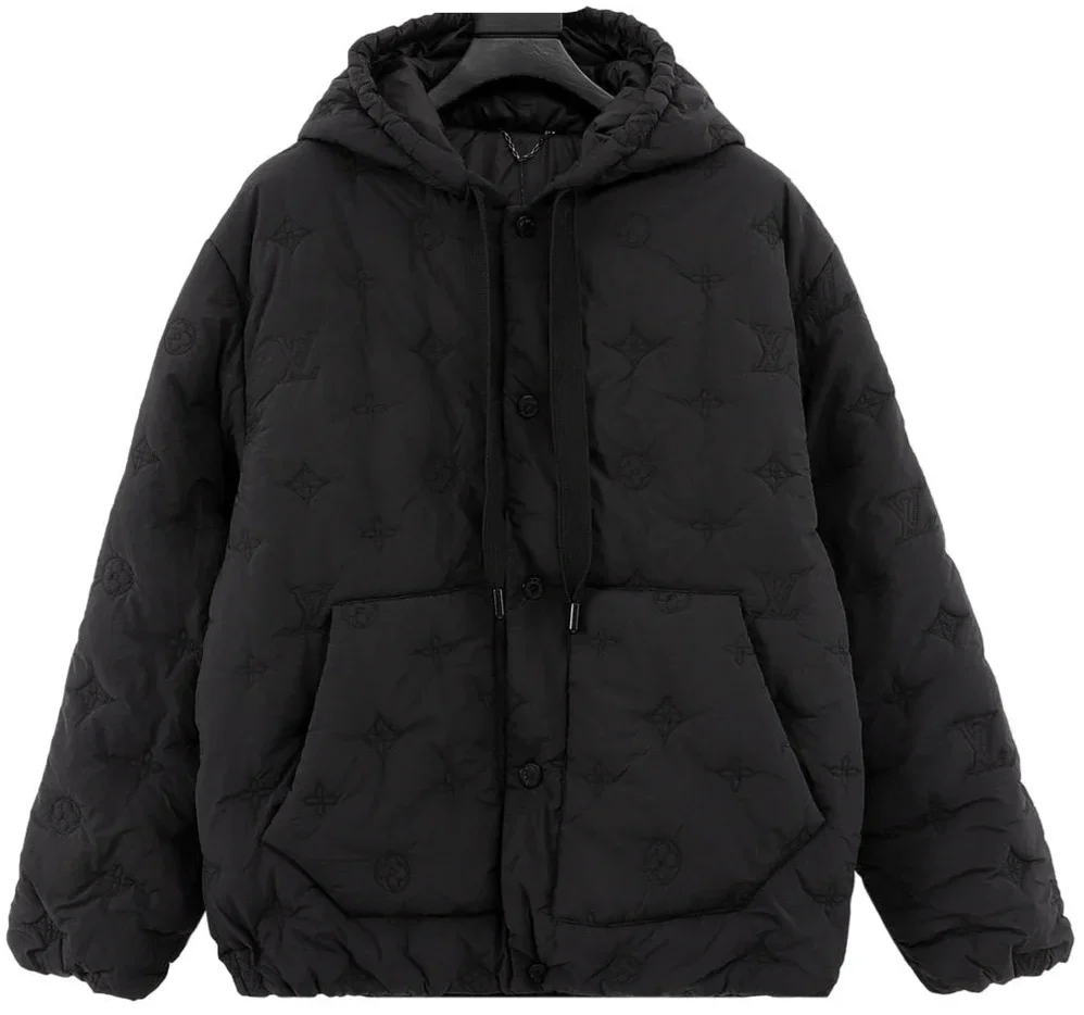 Nylon puffer Schwarz