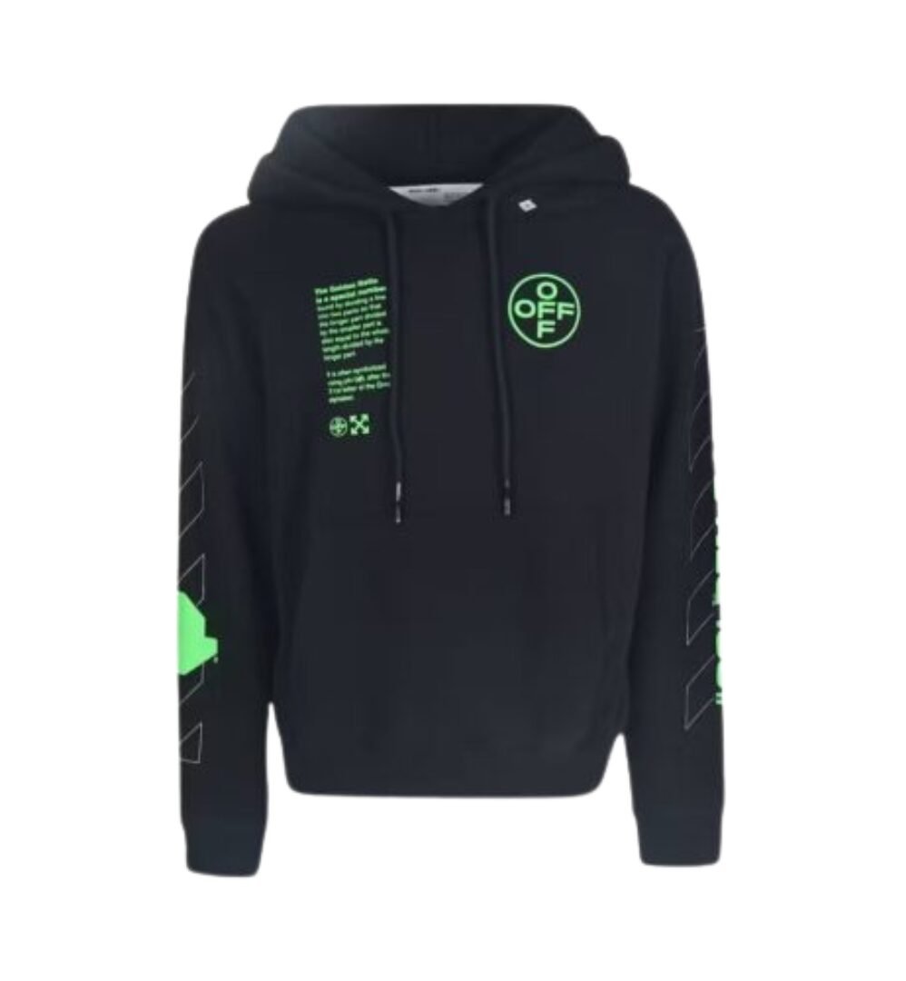 Shapes Slim Hoodie Schwarz