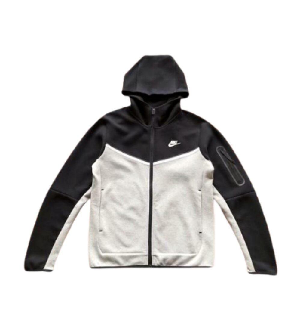 Tech Fleece Windrunner Schwarz/Weiß