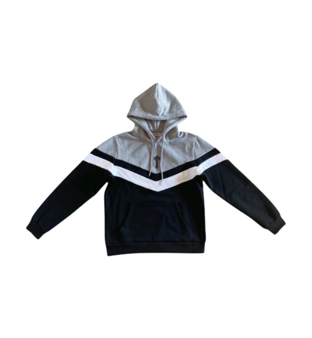 Stripe Tracksuit Blau/Weiß/Grau