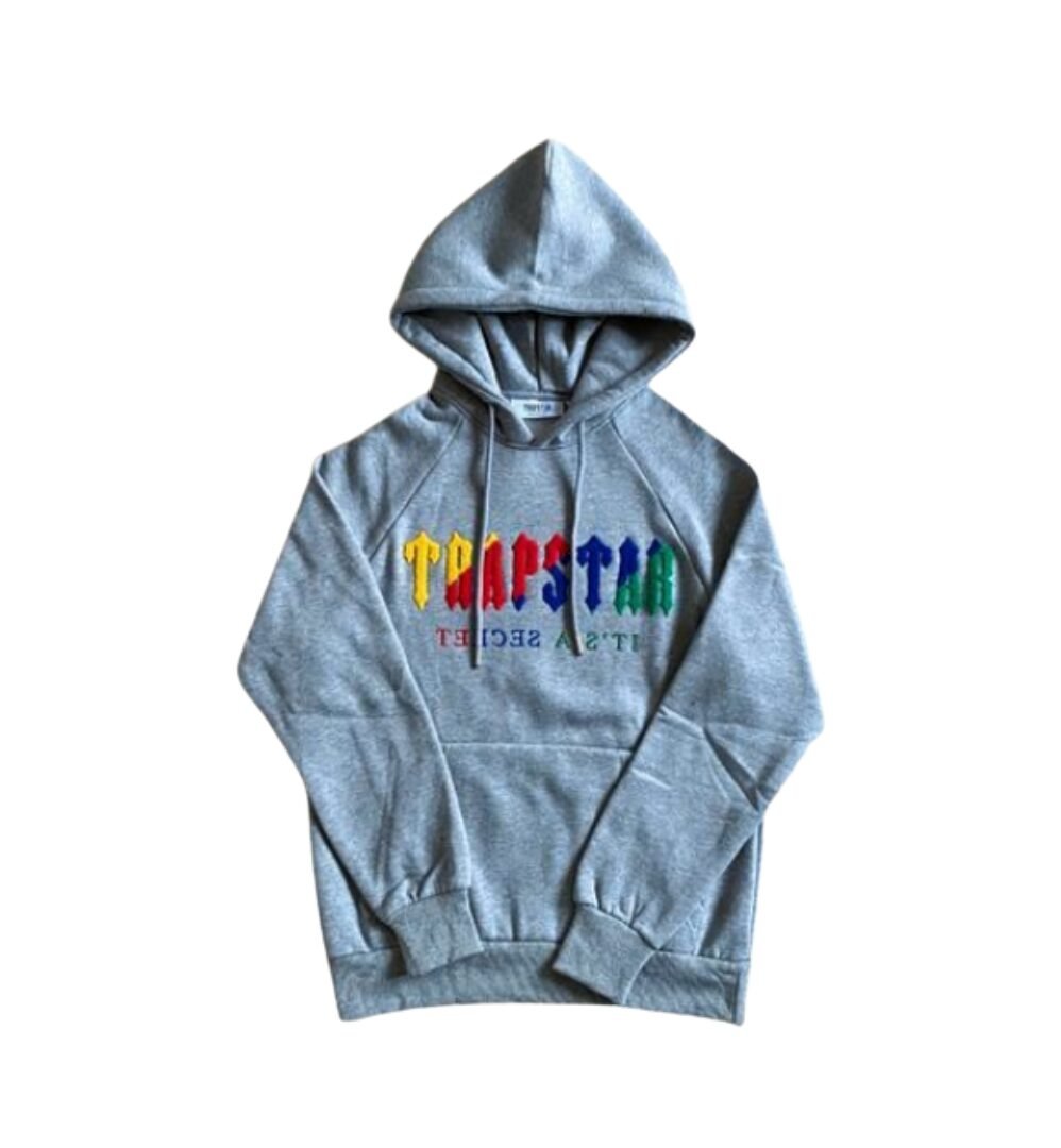 Multi Logo Tracksuit Hellgrau/Himmelblau