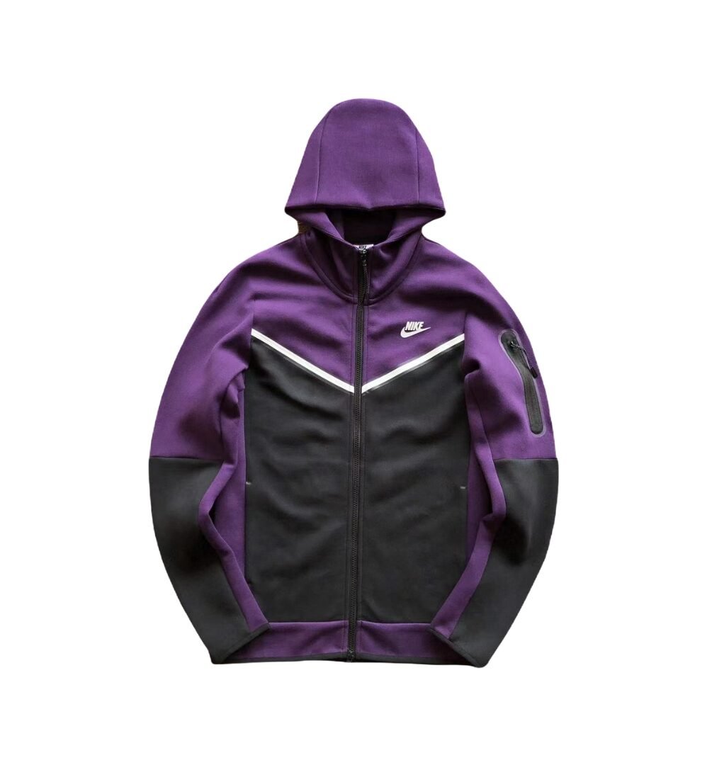 Tech Fleece Tracksuit Lila/Schwarz