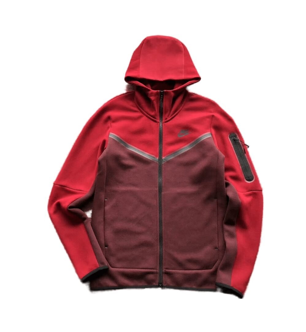 Tech Fleece Tracksuit Rot