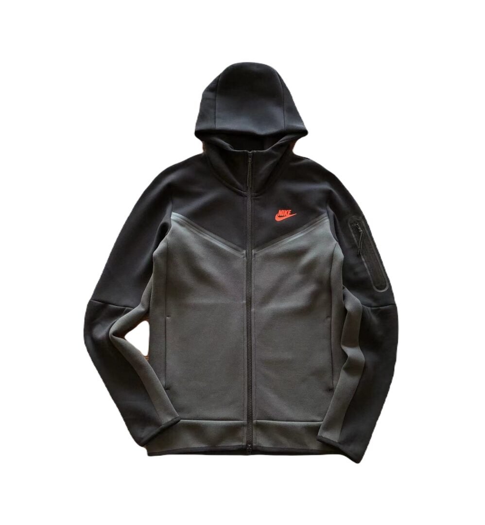 Tech Fleece Tracksuit Dunkelgrau
