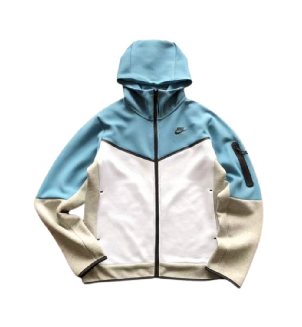 Tech Fleece Tracksuit Blau/Beige