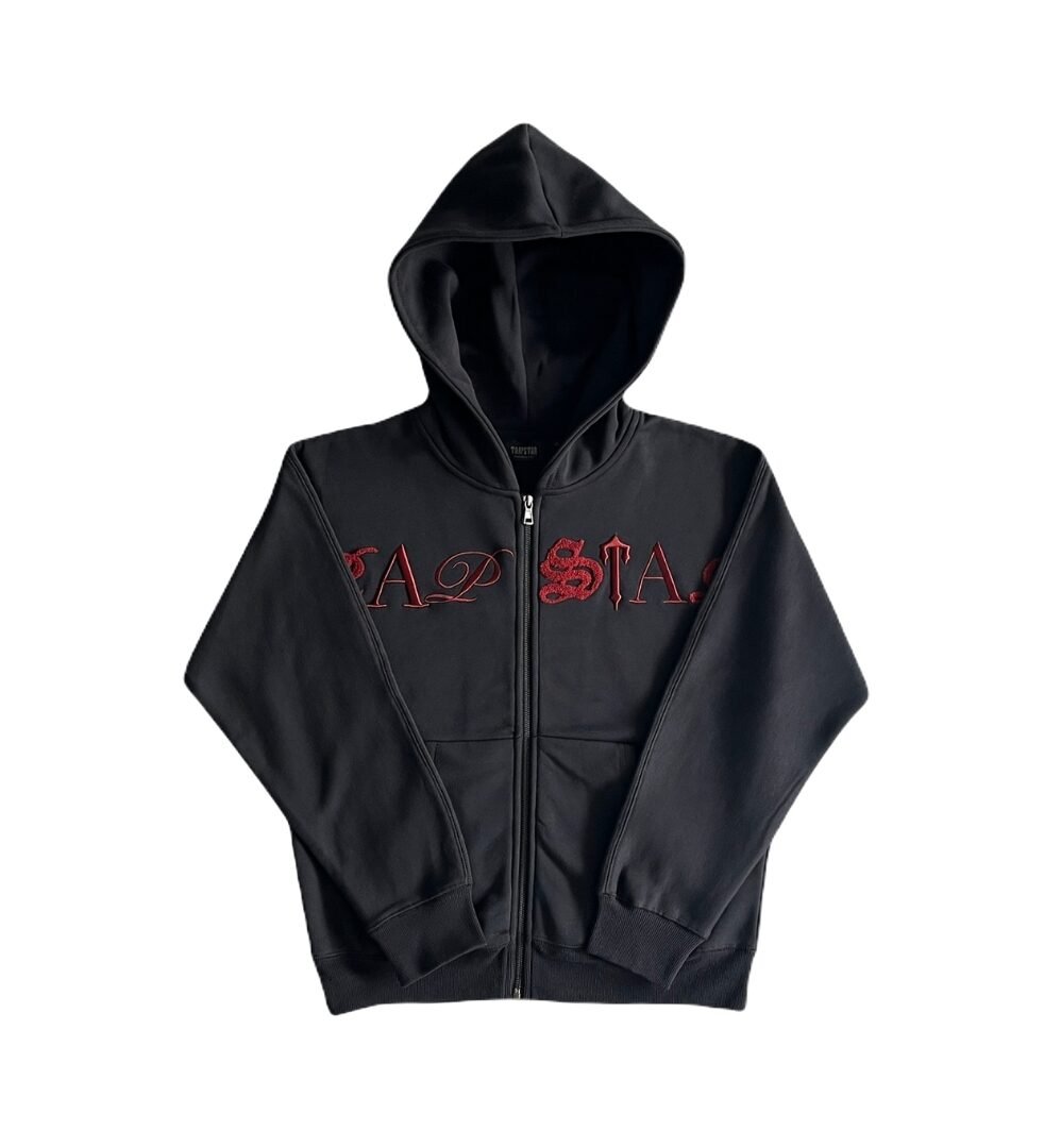 Script Tracksuit Schwarz/Rot