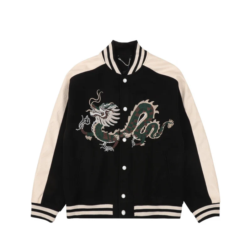 Varsity Jacket Schwarz