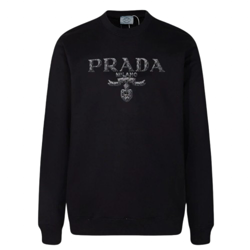 Oversized Logo Print Schwarz