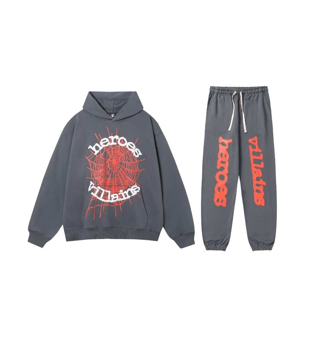 Hoodie and Sweatpants Set Grau