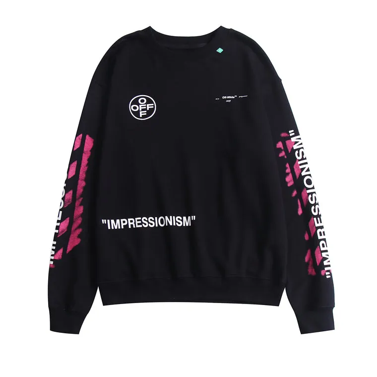 Stencil Diagonals Crew Schwarz