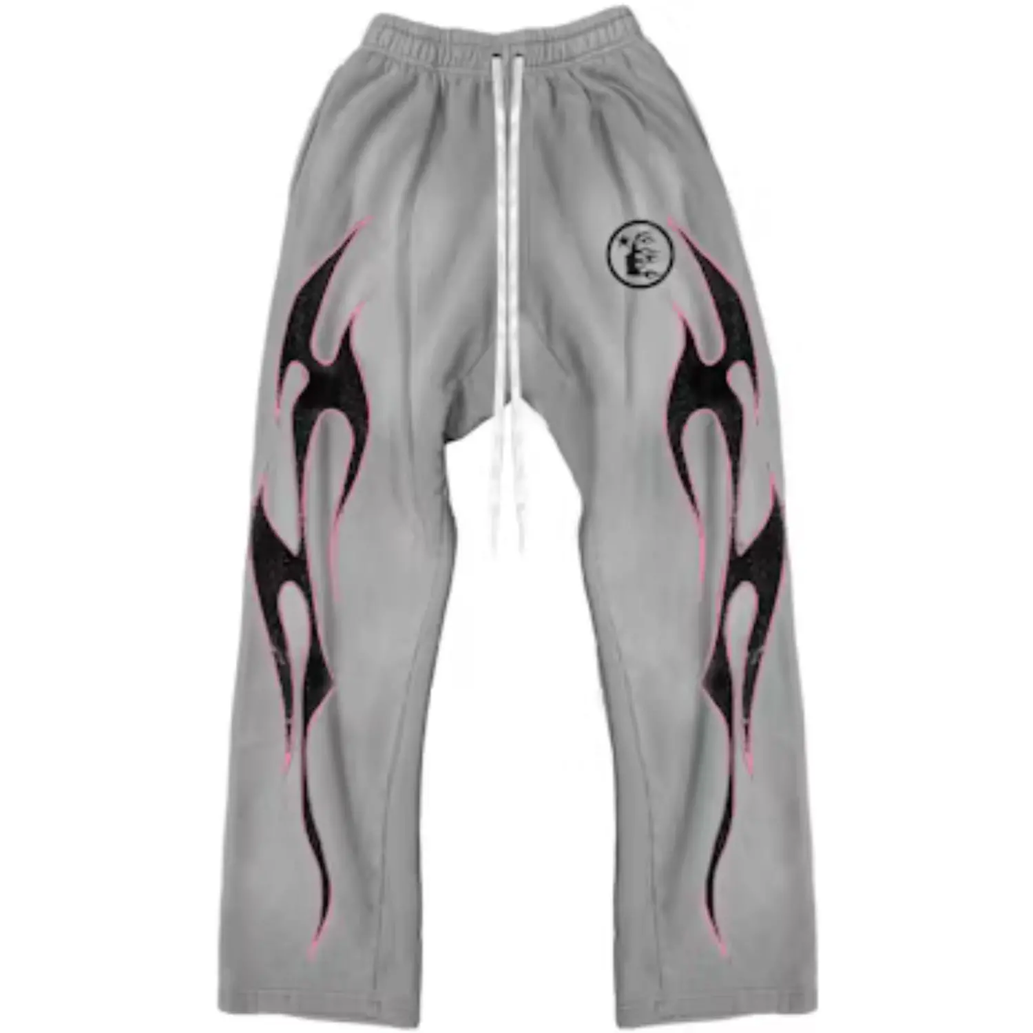 Hellstar-Grey-Future-Flame-Sweatpants-Grey-1