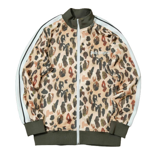 Classic Track Jacket Braun/Militärgrün